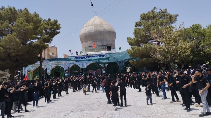 عزاداری باشکوه مردم کوهبنان در تاسوعای حسینی