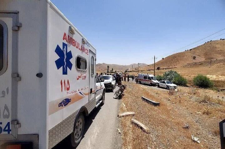 جانباختن یک نفر در تصادف محور سنندج-مریوان