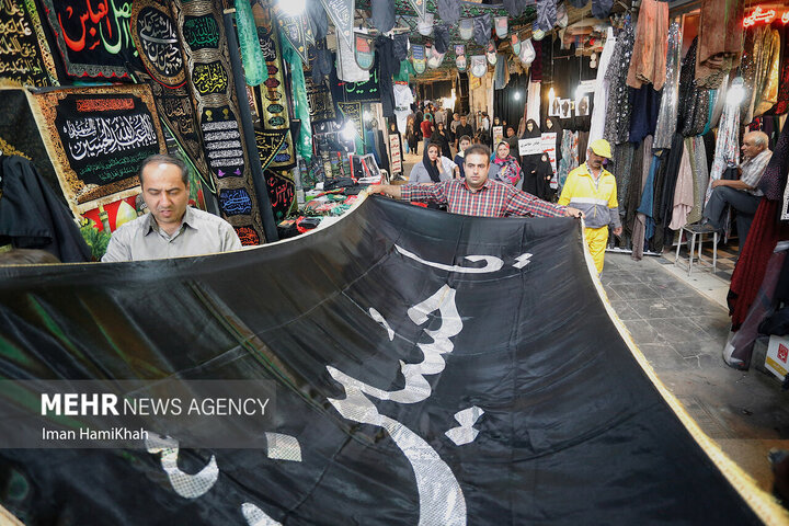 طنین مرگ بر آمریکا در عزاداری تاسوعا حسینی در شهرستان بهار
