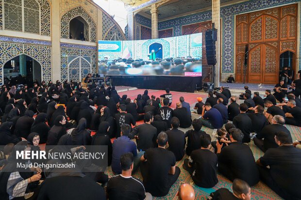 عزاداری تاسوعای حسینی در مسجد حظیره یزد
