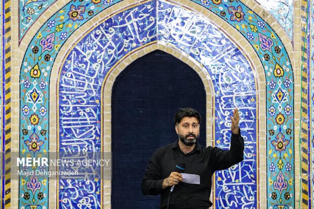 عزاداری تاسوعای حسینی در مسجد حظیره یزد