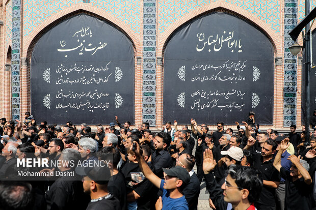 اجتماع عاشوراییان اردبیل در روز تاسوعا