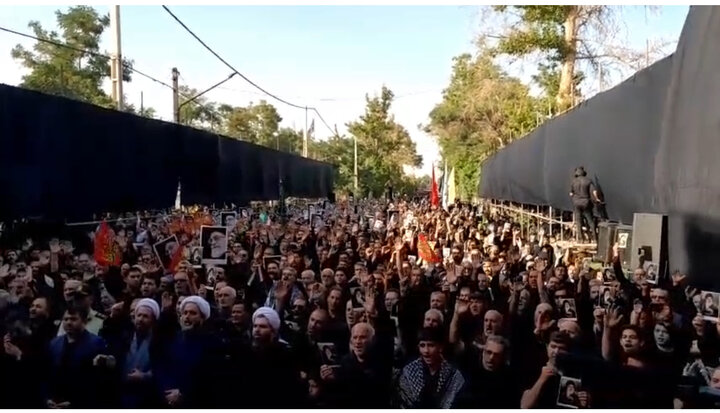 طنین فریاد مرگ بر اسراییل در تجمع «یوم العباس» در ارومیه