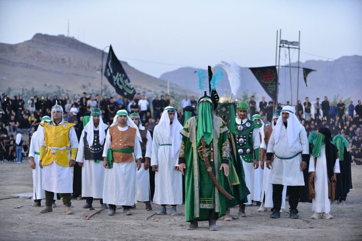 ایفای نقش حضرت علیاکبر(ع) توسط شهید «رضا دریکوند»