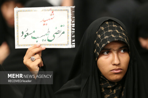 Leader at Ashura night ceremony