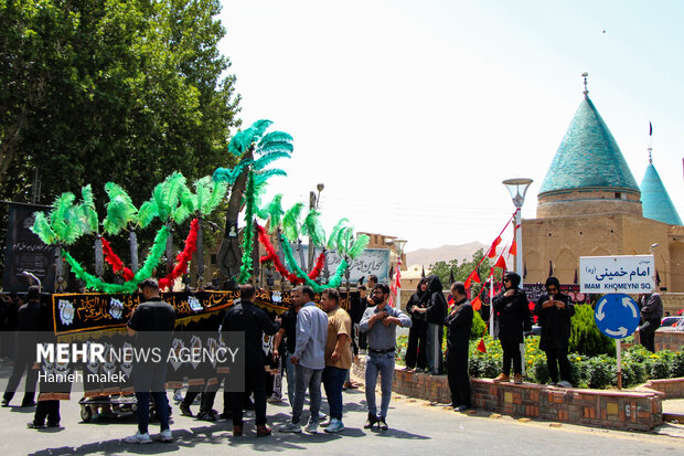 سوگواری تاسوعای حسینی در بسطام