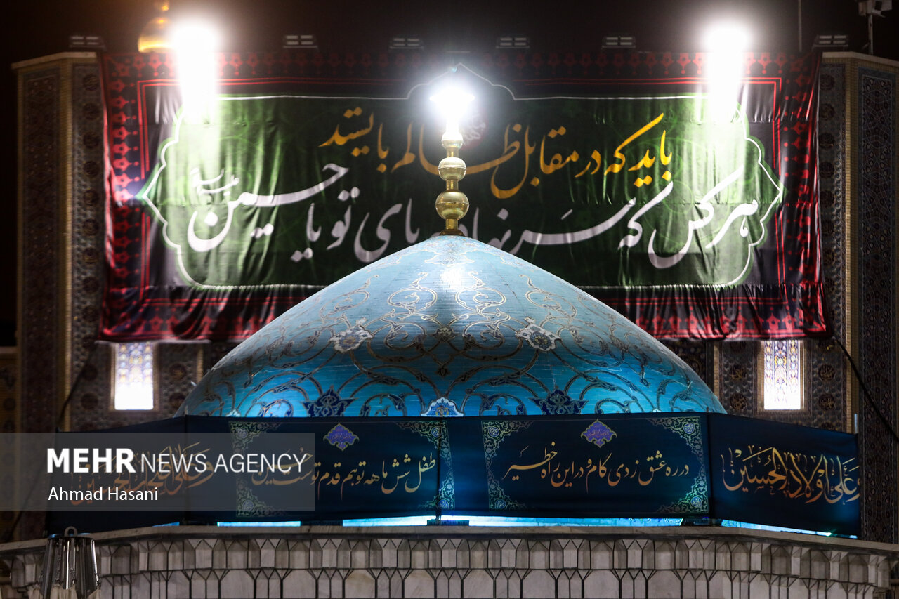 «ما ملت امام حسینیم»؛ فریاد عاشقان ثارالله در جوار امام هشتم(ع)