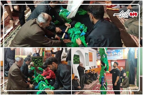 پرچم ایستادگی در دستان مردم اشکور؛ آیین عَلَم‌بندی همچنان زنده است