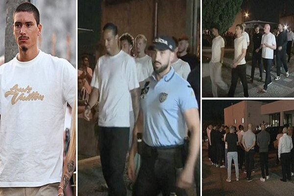 مراسم،ليورپول،حضور،پرتغال،برادرش،بازيكنان،تيم،ويرجيل،آندره،ا ...