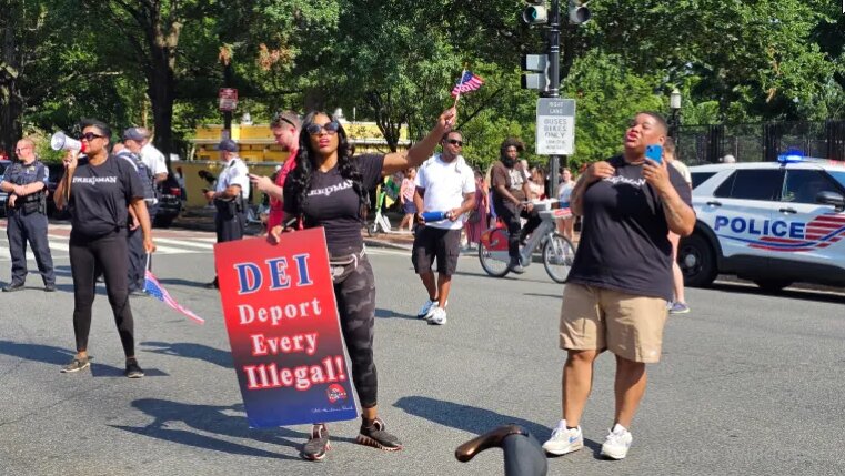 تظاهرات آمریکاییها ضد ترامپ در «روز استقلال»