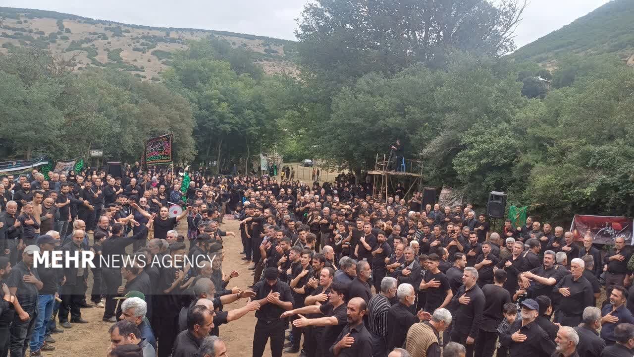 عزاداری تاسوعای حسینی در روستای آل بویه املش