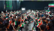 برگزاری آیین «شاه حسین گویان» با پرچم ایران در ارومیه
