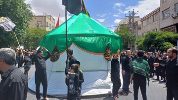 عزاداری عاشقان اباعبدالله الحسین(ع) در تبریز- ظهر عاشورا