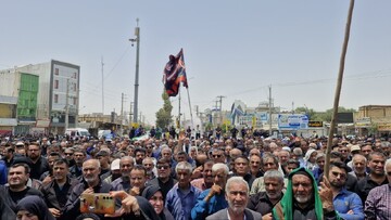 دهدشتی ها در ظهر عاشورا به عزاداری پرداختند