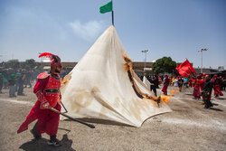 مراسم خیمه‌سوزان ظهر عاشورا در قزوین