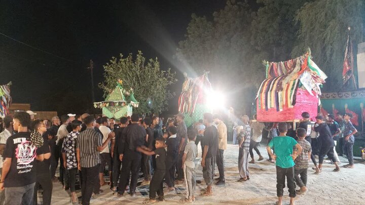 آیین سنتی تابوت گردانی در میناب