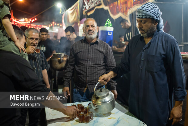 شب عاشورا در شهرک شهید بهشتی مشهد