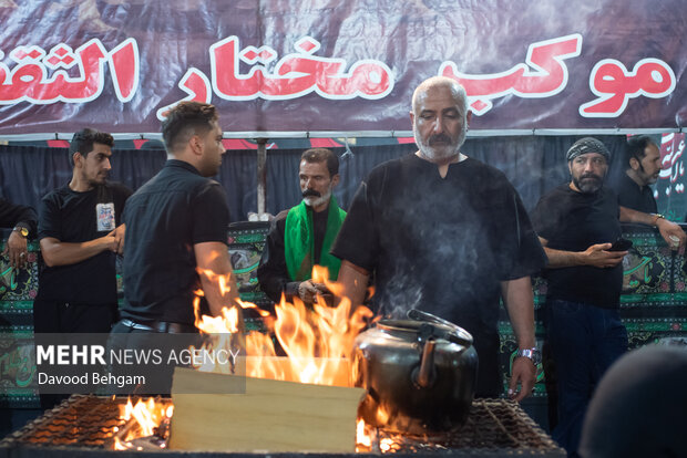 شب عاشورا در شهرک شهید بهشتی مشهد