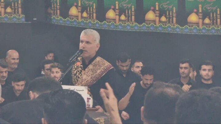 سینه زنی سنتی در حسینیه امیرالمومنین (ع) گناوه