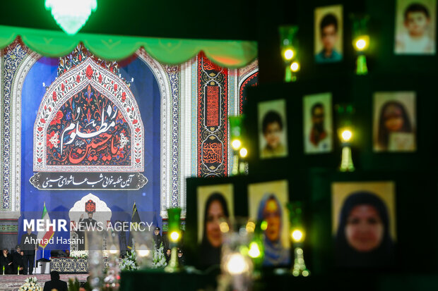 آیین خطبه‌خوانی شب عاشورا در حرم امام رضا (ع)