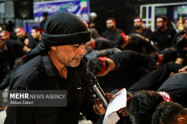 عزاداری شب عاشورای حسینی در کردررضوی میناب