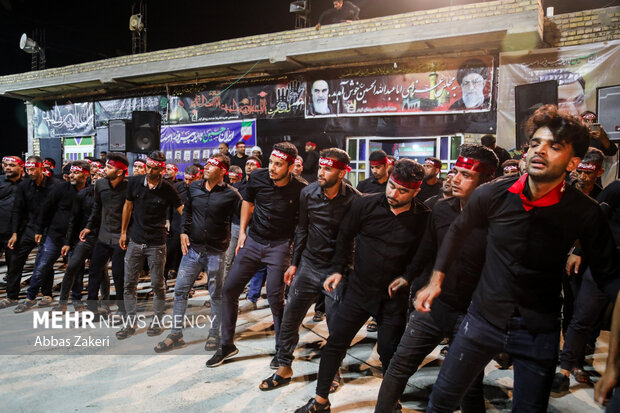 عزاداری شب عاشورای حسینی در کردررضوی میناب