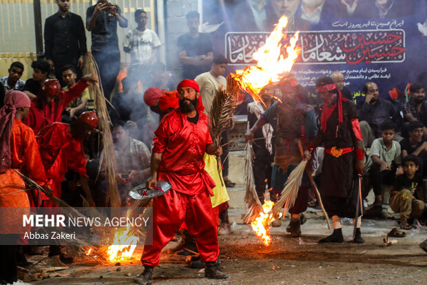 آیین سنتی تعزیه‌خوانی دهه اول محرم در میناب