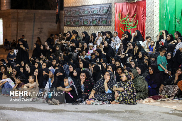 آیین سنتی تعزیه‌خوانی دهه اول محرم در میناب