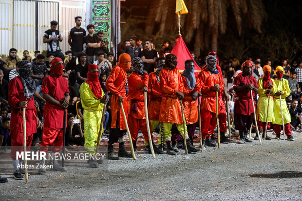 آیین سنتی تعزیه‌خوانی دهه اول محرم در میناب