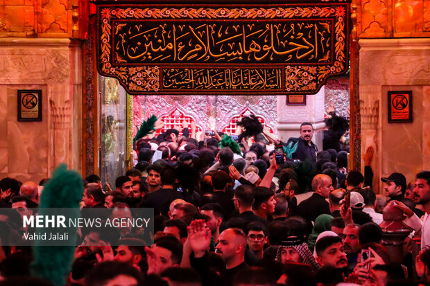 شب عاشورای حسینی در کربلای معلی
