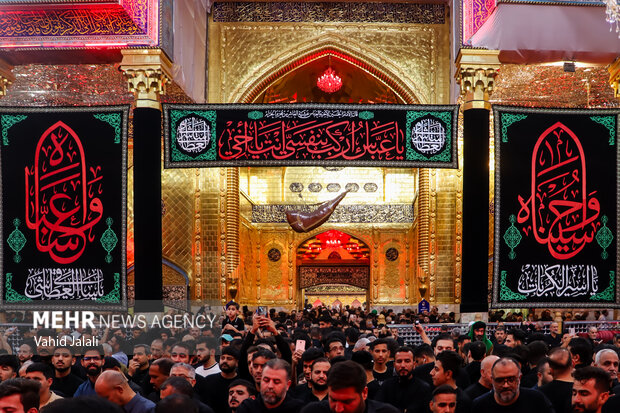 شب عاشورای حسینی در کربلای معلی