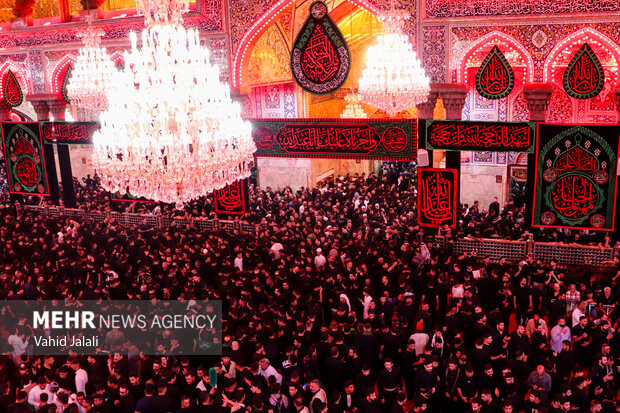 شب عاشورای حسینی در کربلای معلی