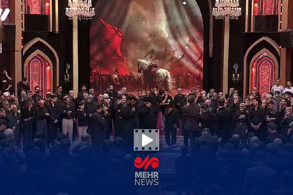 ذکر مصائب حضرت سیدالشهدا(ع) توسط حاج سعید حدادیان در حسینیه معلی