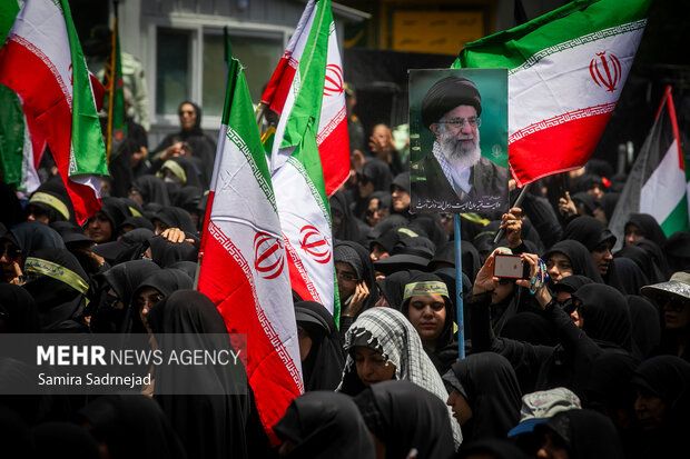 تجمع عاشوراییان سعادت آباد تهران