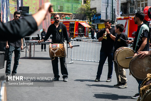 Ashura mourning ceremony in northern Tehran