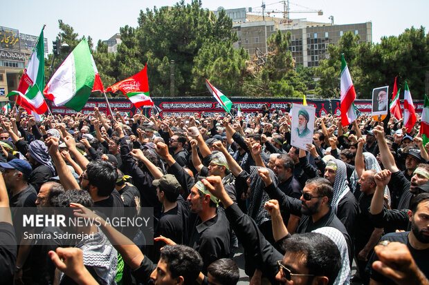 Ashura mourning ceremony in northern Tehran