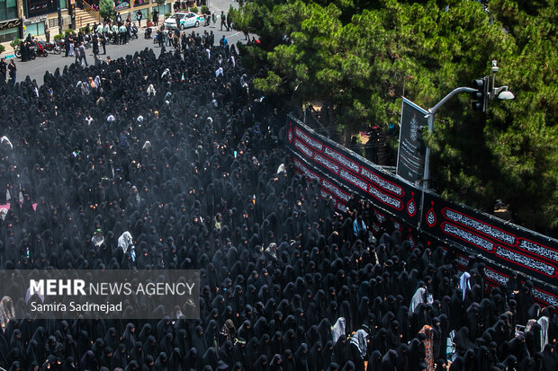 Ashura mourning ceremony in northern Tehran