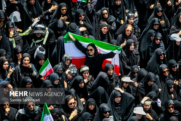 تجمع عاشوراییان سعادت آباد تهران