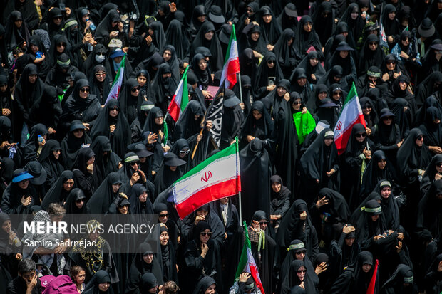 Ashura mourning ceremony in northern Tehran