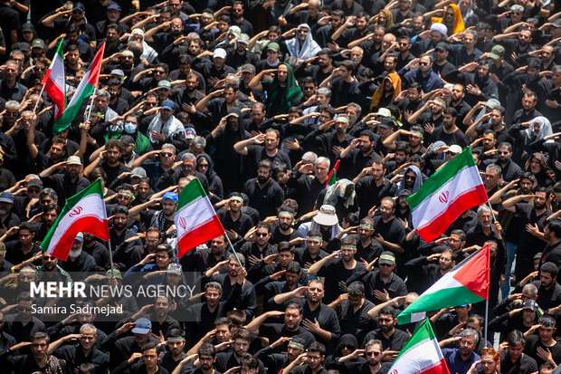 Ashura mourning ceremony in northern Tehran