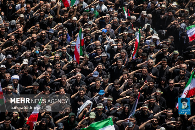 Ashura mourning ceremony in northern Tehran