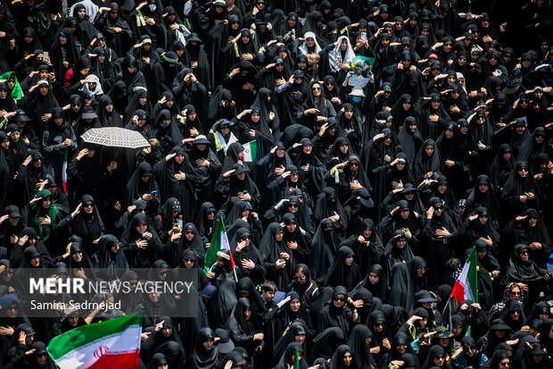 Ashura mourning ceremony in northern Tehran