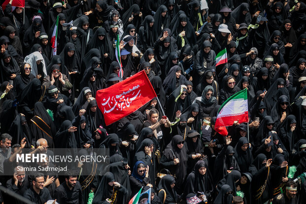 Ashura mourning ceremony in northern Tehran