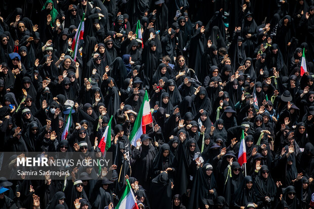 Ashura mourning ceremony in northern Tehran