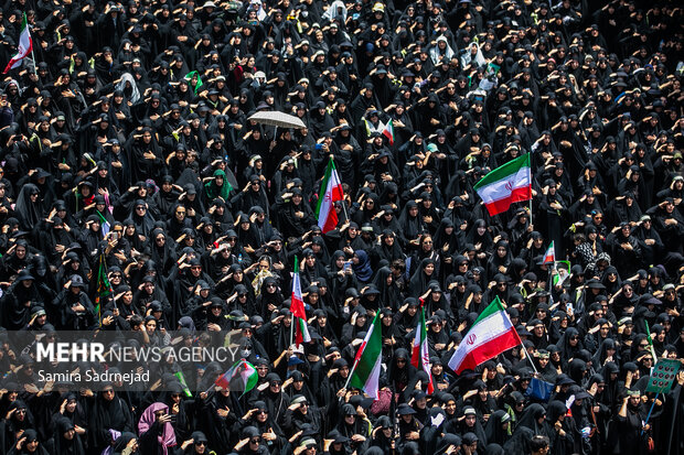 Ashura mourning ceremony in northern Tehran