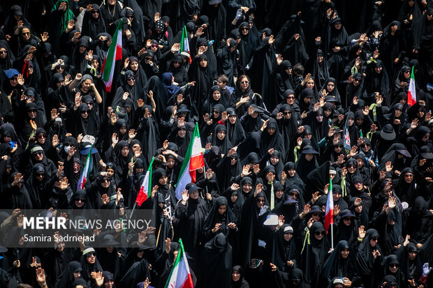 Ashura mourning ceremony in northern Tehran