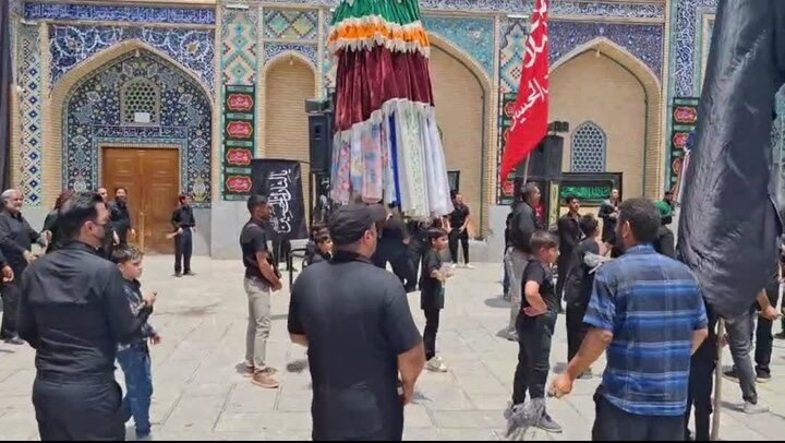 عزاداری مردم جوپار در عاشورای حسینی