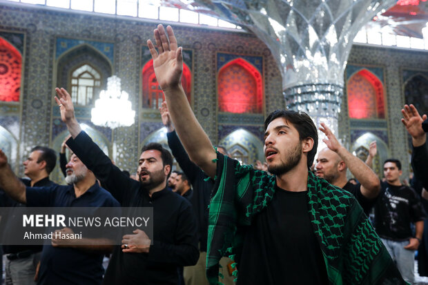 اجتماع «عاشورائیان» در حرم امام رضا(ع)