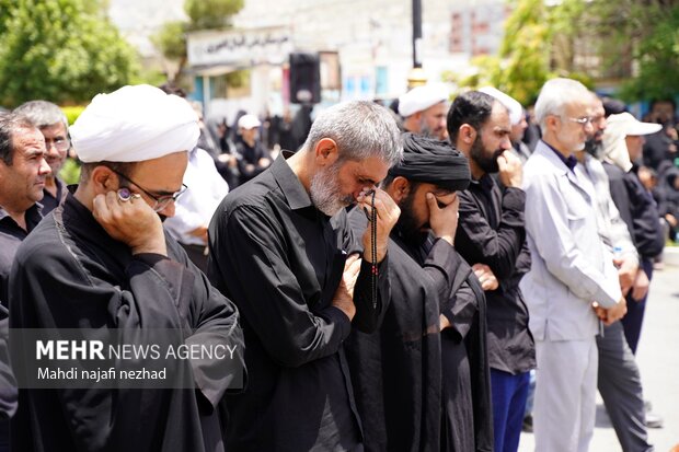 عزاداری یاسوجی ها در ظهر عاشورا