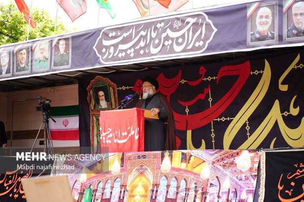 عزاداری یاسوجی ها در ظهر عاشورا